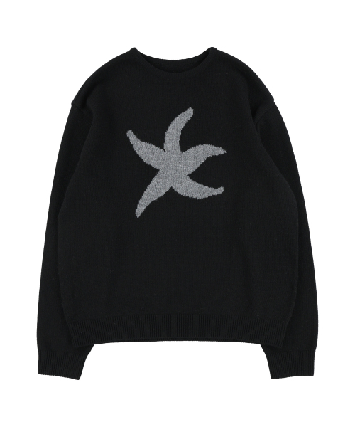 THECOLDESTMOMENT(ザコールデストモーメント)の「TCM starfish knit (black)(ニット/セーター・レディース・その他・SMALL/MEDIUM/LARGE)」の2枚目の写真