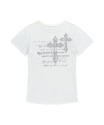 Laced CROS2 Patch Half Top (White)