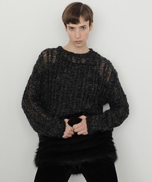 セール】LOW GAUGE BODYSUIT KNIT TOPS（ニット/セーター）｜CLANE