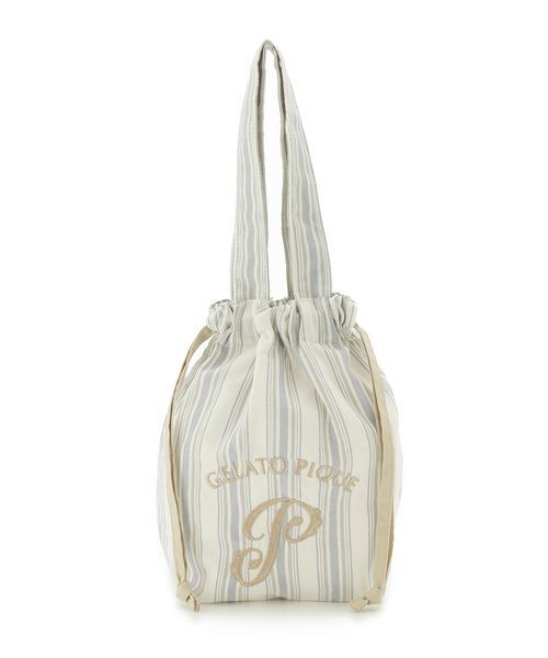 セール】エンブレムモチーフ巾着（ポーチ）｜gelato pique（ジェラート