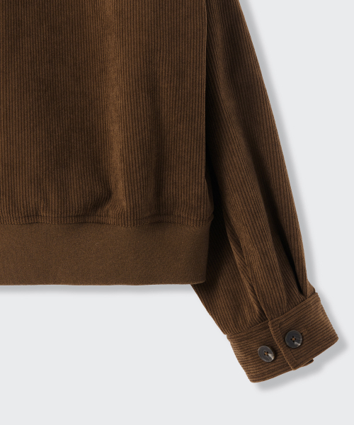 MUSINSA STANDARD（ムシンサスタンダード）の「8W コーデュロイハリントンジャケット [ブラウン]（ブルゾン・メンズ・その他・MEDIUM/LARGE/X-LARGE/XX-LARGE）」の9枚目の写真