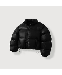 MOOD INSIDE WOMAN（ムード インサイド ウーマン）の「(woman) コアライニングクロップショートパディング_Black（ダウンジャケット/コート）」