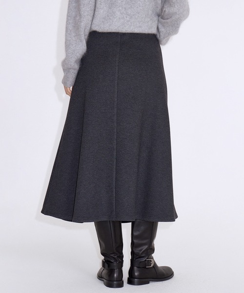 Fano Studios（ファノ ストゥディオズ）の「Aライン ロングスカート FD25B019【Fano Studios】【2025AW】（スカート・レディース・チャコールグレー・L/M/S）」の3枚目の写真