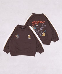 MARKEY'S（マーキーズ）の「【LSP WOW!】裏毛スカジャン風刺繍総ライントレーナー（スウェット・キッズ）」