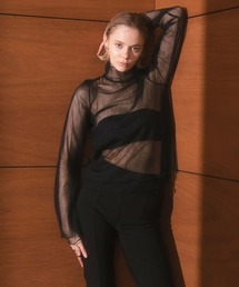 DONOBAN | 【ANDRESD】tulle layered tops 結婚式 パーティードレス オケージョンドレス お呼ばれ 二次会 成人式 同窓会(シャツ/ブラウス)