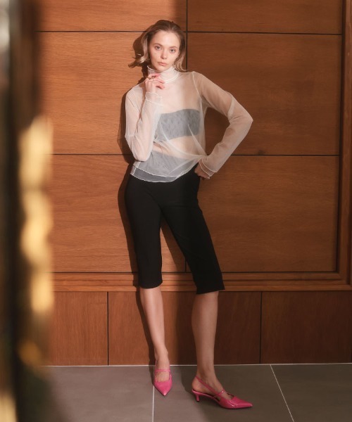 DONOBAN（ドノバン）の「【ANDRESD】tulle layered tops 結婚式 パーティードレス オケージョンドレス お呼ばれ 二次会 成人式 同窓会（シャツ/ブラウス・レディース・ブラック/ホワイト/ブルー・ONE SIZE）」の18枚目の写真