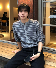 LEIRE（ルアール）の「エブリデイラウンドニットカーディガン[グレーST]（カーディガン/ボレロ）」