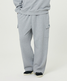 メールラーセットアップストレートパンツ メランジェグレー