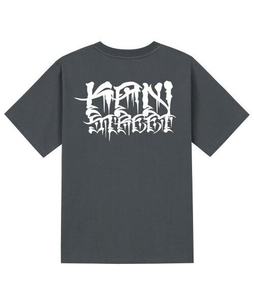 KAN6312(カン6312)の「KTG0183 ダークレタリング 半袖Tシャツ グレー(Tシャツ/カットソー・メンズ・その他・MEDIUM/SMALL/X-LARGE/LARGE)」の1枚目の写真