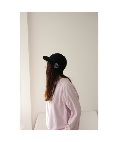 PARIS SAINT-GERMAIN（パリサンジェルマン）の「Paris Saint-Germain キャップ型ニットキャップ（ニットキャップ/ビーニー・レディース・グレー/ブラック・FREE）」の4枚目の写真