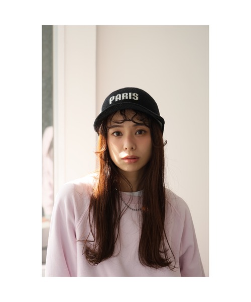 PARIS SAINT-GERMAIN（パリサンジェルマン）の「Paris Saint-Germain キャップ型ニットキャップ（ニットキャップ/ビーニー・レディース・グレー/ブラック・FREE）」の6枚目の写真