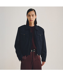 LMOOD（エルムード）の「Romano Wool Flannel Jacket Navy（MA-1・メンズ）」