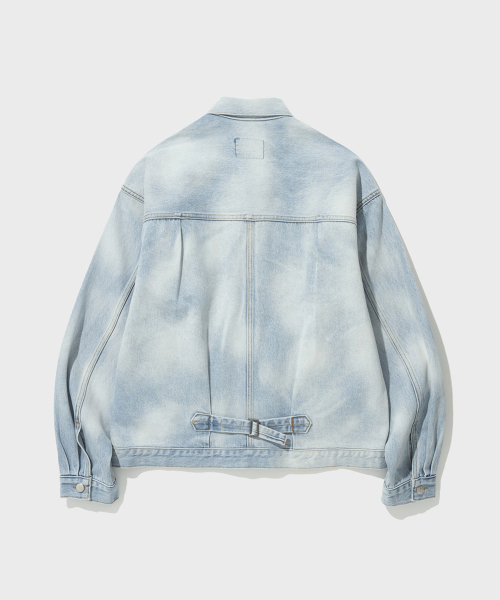 SHIRTER(シャーター)の「WORKERS DENIM JACKET V2 (HILIGHT BLUE)(デニムジャケット・メンズ・その他・SMALL/MEDIUM/LARGE)」の2枚目の写真
