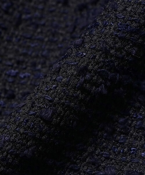 Demi-Luxe BEAMS（デミルクス ビームス）の「【セレモニー・フォーマル】ツイード クルーネック ジャケット＊（その他アウター・レディース・ベージュ/ネイビー・36/38/40）」の4枚目の写真