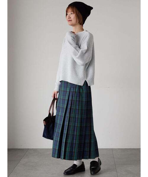 Lugnoncure（ルノンキュール）の「リブワッチキャップ（ハット・レディース・グレー/ブルー/オフホワイト/ブラック・F）」の6枚目の写真