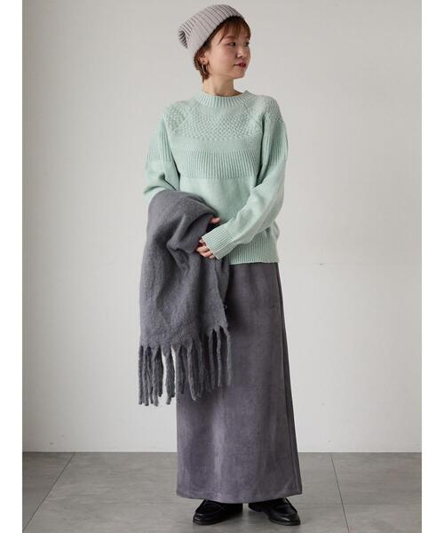 Lugnoncure（ルノンキュール）の「リブワッチキャップ（ハット・レディース・グレー/ブルー/オフホワイト/ブラック・F）」の7枚目の写真