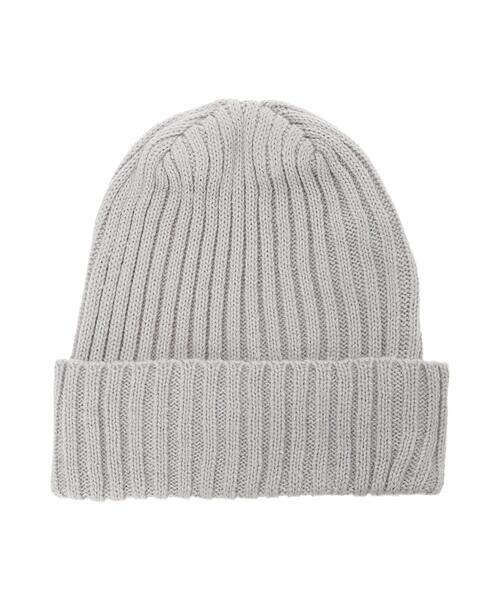 Lugnoncure（ルノンキュール）の「リブワッチキャップ（ハット・レディース・グレー/ブルー/オフホワイト/ブラック・F）」の11枚目の写真