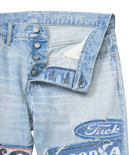 DPC加工 スリムストレートデニムパンツ（デニムパンツ）｜HYSTERIC