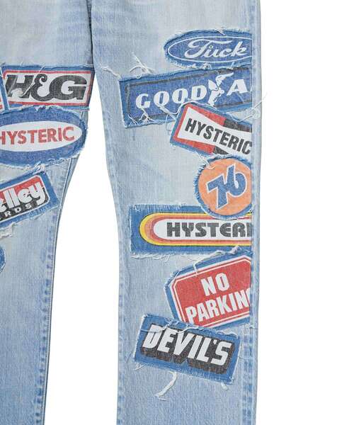 DPC加工 スリムストレートデニムパンツ（デニムパンツ）｜HYSTERIC