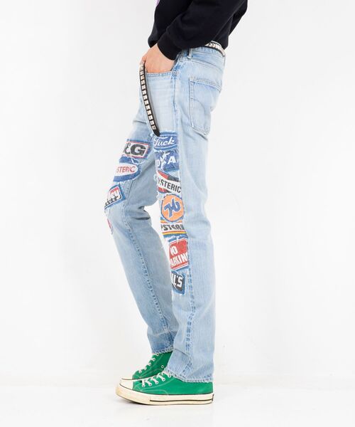 DPC加工 スリムストレートデニムパンツ（デニムパンツ）｜HYSTERIC