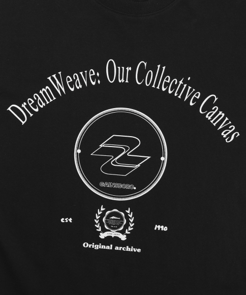 GAINSBORO（ゲインズボロ）の「[クールコットン] レタリングニューロゴTシャツ_ブラック（Tシャツ/カットソー・レディース・その他・SMALL/X-SMALL/LARGE/MEDIUM）」の4枚目の写真