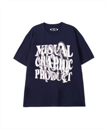 スピンロゴ半袖Tシャツネイビー