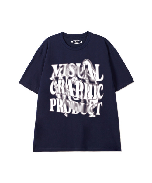 BY.L(バイエル)の「スピンロゴ半袖Tシャツネイビー(Tシャツ/カットソー・メンズ・その他・MEDIUM/LARGE/X-LARGE)」の1枚目の写真