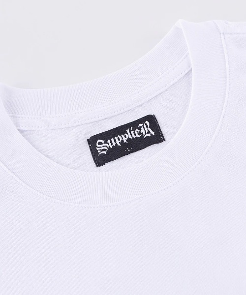 SUPPLIER(サプライヤー)の「A'GEM/9 × .kom 『SUPPLIER/サプライヤー』Tribal Cross Tee/ラインストーンクロスTシャツ(Tシャツ/カットソー・メンズ・ホワイト/ブラック/ピンク・L/M/S)」の13枚目の写真