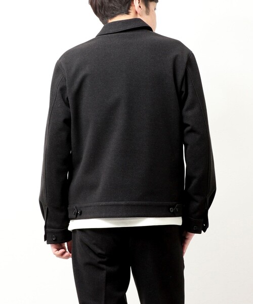 NOLLEY'S LIGHT（ノーリーズライト）の「ウォームストレッチジップブルゾン（ブルゾン・メンズ・ベージュ/ネイビー/チャコールグレー・M/L/XL）」の8枚目の写真