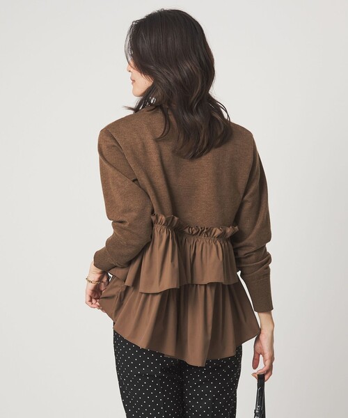 ティアード ドッキング プルオーバー ニット 2（ニット/セーター