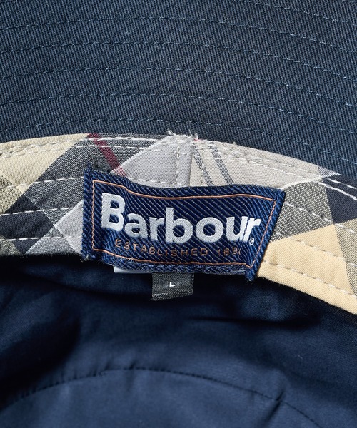 Barbour(バブアー)の「【Barbour】barbour cascade bucket hat(ハット・メンズ・ネイビー/ホワイト・L/M)」の8枚目の写真