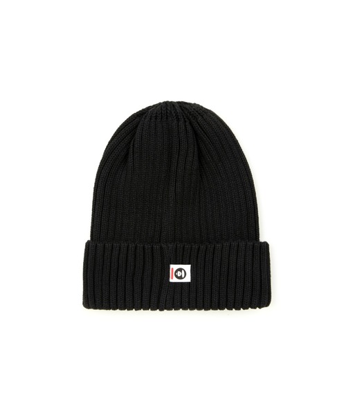 AAPE BY A BATHING APE（エーエイプバイアベイシングエイプ）の「AAPE NOW KNIT CAP（ニットキャップ/ビーニー・メンズ・ブラック・FREE）」の2枚目の写真