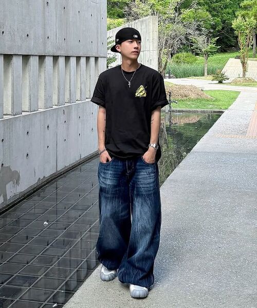 OPUS 0012(オーパス0012)の「Op. 09 SAVANNA MELTED DENIM PANTS M/BLUE(デニムパンツ・レディース・その他・SMALL/X-SMALL/LARGE/MEDIUM)」の7枚目の写真