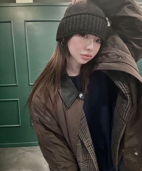 BALLUTE(バリュート)の「MA-1 PADDED HALF JUMPER (BROWN)(ブルゾン・メンズ・その他・MEDIUM/LARGE)」の5枚目の写真