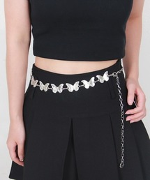 VIBGYOR Women | 【urge select】バタフライ/スター シルバーモチーフ チェーンベルト(ベルト)