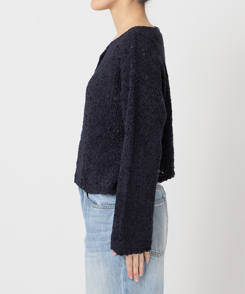 plage（プラージュ）の「Fringe yarn カーディガン（カーディガン/ボレロ・レディース・アイボリー/レッド/ネイビー・FREE）」の11枚目の写真