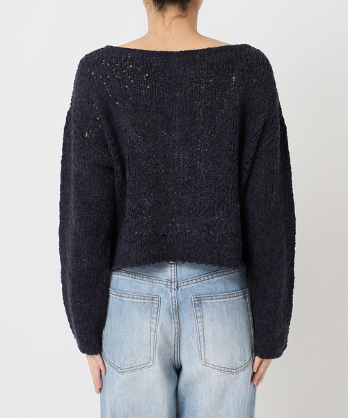 plage（プラージュ）の「Fringe yarn カーディガン（カーディガン/ボレロ・レディース・アイボリー/レッド/ネイビー・FREE）」の12枚目の写真