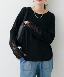 【LARUTA】レースドッキングロンT