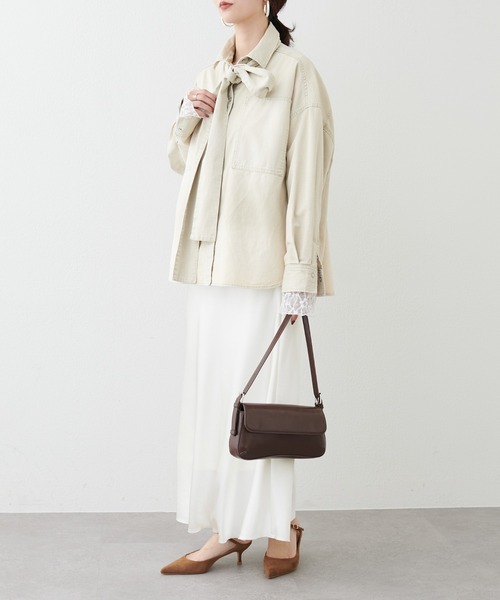 LARUTA（ラルータ）の「【LARUTA】レースドッキングロンT（Tシャツ/カットソー・レディース・ブラック/オフホワイト・FREE）」の16枚目の写真