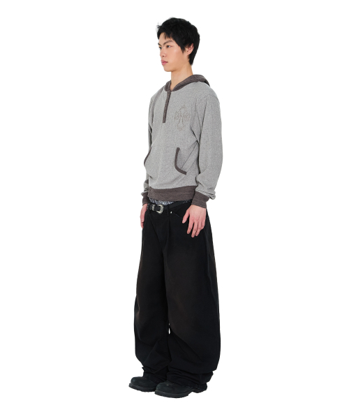 AAKAM(アーカム)の「CROS2 Contrast Button Hoodie (Gray)(パーカー・レディース・その他・1/2)」の10枚目の写真