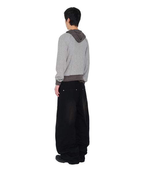 AAKAM(アーカム)の「CROS2 Contrast Button Hoodie (Gray)(パーカー・レディース・その他・1/2)」の11枚目の写真