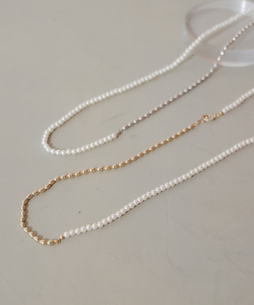 Bou Jeloud（ブージュルード）の「パール＊メタルロングネックレス（ネックレス・レディース・シルバー/ゴールド・ONESIZE）」の11枚目の写真