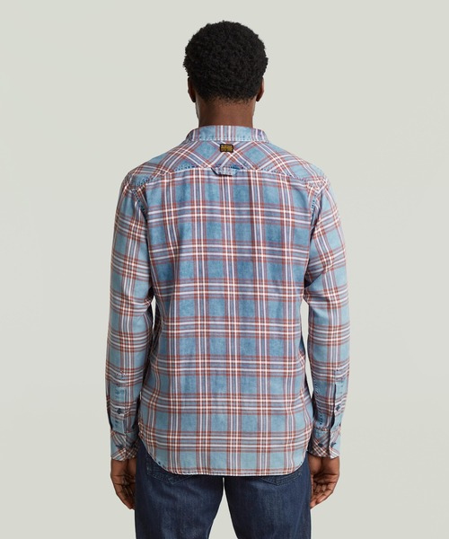 G-STAR（ジースター）の「CPO REGULAR SHIRT/ミリタリーディテールチェックシャツ（シャツ/ブラウス・メンズ・チェック・X-LARGE/X-SMALL/MEDIUM/SMALL）」の2枚目の写真