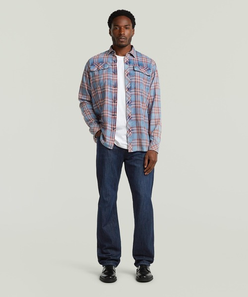 G-STAR（ジースター）の「CPO REGULAR SHIRT/ミリタリーディテールチェックシャツ（シャツ/ブラウス・メンズ・チェック・X-LARGE/X-SMALL/MEDIUM/SMALL）」の3枚目の写真