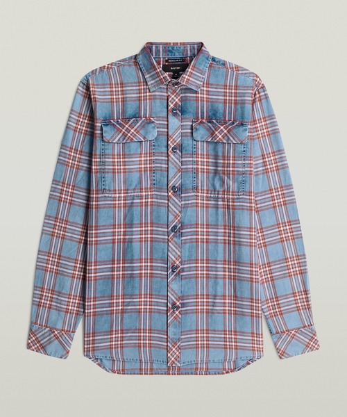 G-STAR（ジースター）の「CPO REGULAR SHIRT/ミリタリーディテールチェックシャツ（シャツ/ブラウス・メンズ・チェック・X-LARGE/X-SMALL/MEDIUM/SMALL）」の6枚目の写真