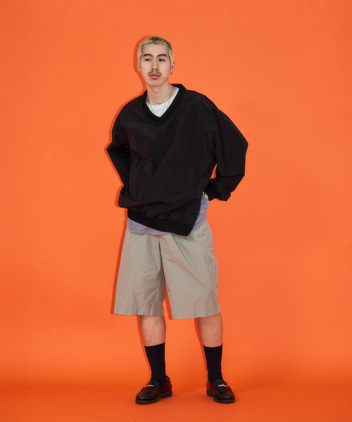 CITYSHOP（シティーショップ）の「[THE MOOD] V-NECK プルオーバー（シャツ/ブラウス・レディース・ブラック/グリーン・38/36）」の9枚目の写真