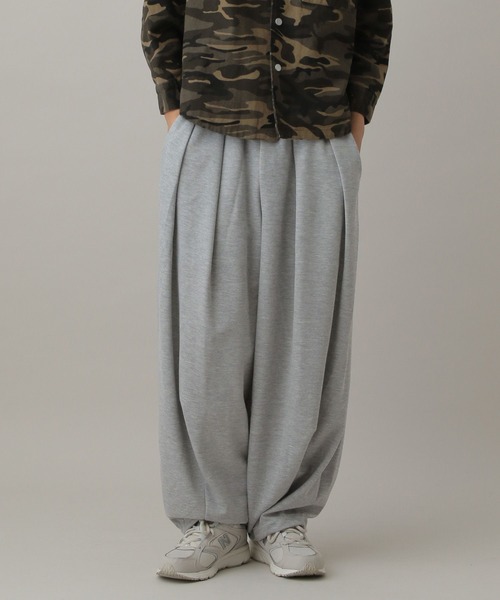 LAND MUSEUM（ランドミュージアム）の「LAND MUSEUM／バルーンスウェットパンツ（スウェットパンツ・メンズ・ブラック/グレー・FREE）」の22枚目の写真