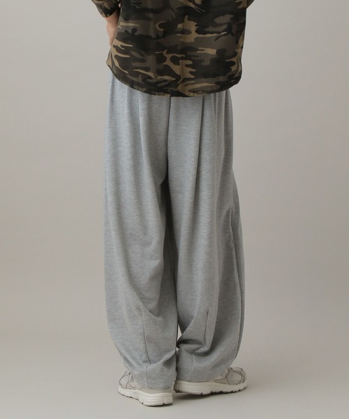 LAND MUSEUM（ランドミュージアム）の「LAND MUSEUM／バルーンスウェットパンツ（スウェットパンツ・メンズ・ブラック/グレー・FREE）」の20枚目の写真