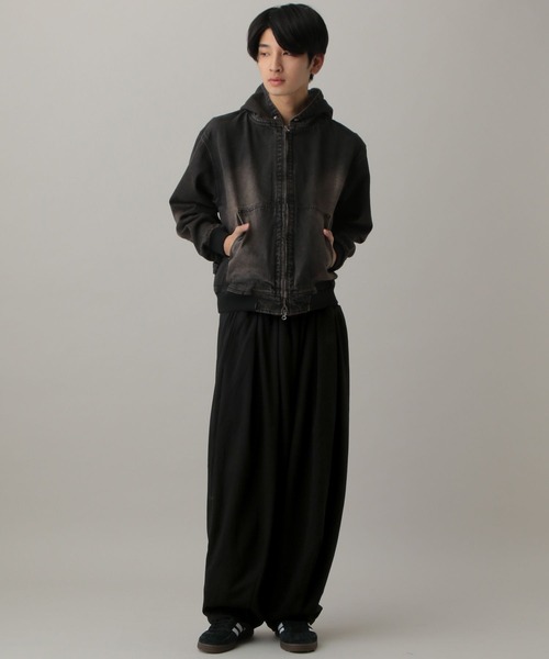 LAND MUSEUM（ランドミュージアム）の「LAND MUSEUM／バルーンスウェットパンツ（スウェットパンツ・メンズ・ブラック/グレー・FREE）」の19枚目の写真