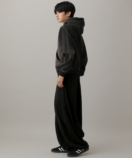 LAND MUSEUM（ランドミュージアム）の「LAND MUSEUM／バルーンスウェットパンツ（スウェットパンツ・メンズ・ブラック/グレー・FREE）」の18枚目の写真